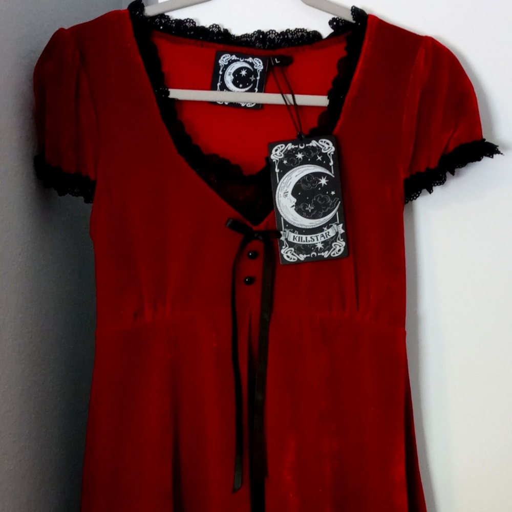Heather Babydoll Dress, Killstar